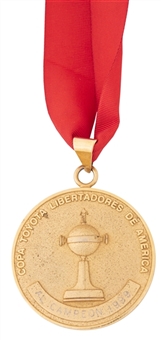 1999 Copa Libertadores De America Palmeiras Brazil Winners Medal (Team Soccer Coordinator LOA)